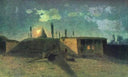 Khachatur Abovian's house in Kanaker by Gevorg Bashindzhagian — hand-painted landscape oil painting reproduction on canvas