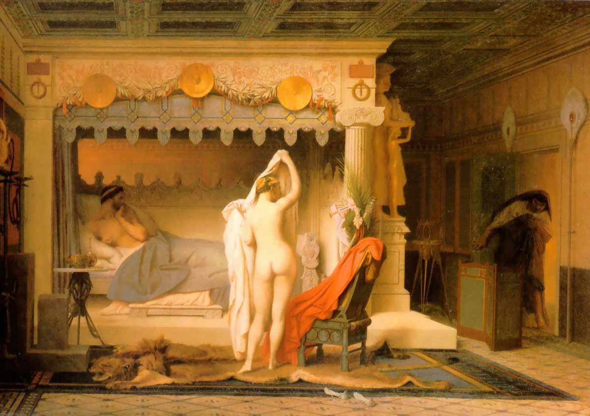 King Candaules of Lydia - Jean-Leon Gerome