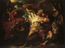 King Lear by Benjamin West — hand-painted cultural oil painting reproduction on canvas