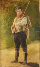 Hop farmer by Ludwig Knaus — male oil painting wall art, Realism