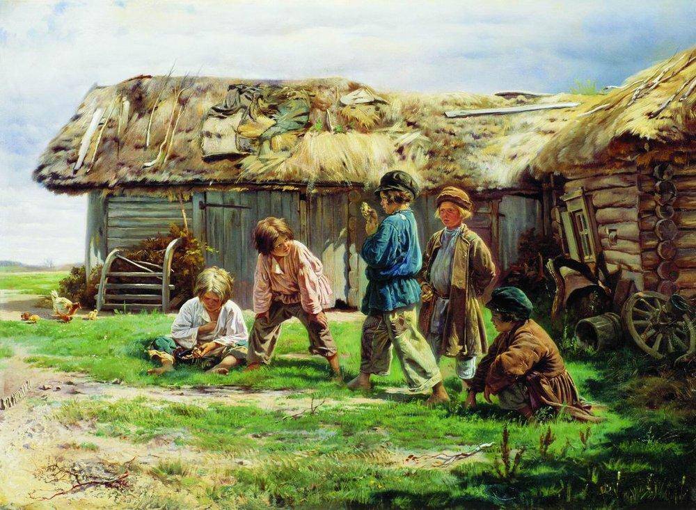 Knuckles by Vladimir Makovsky — hand-painted architectural oil painting reproduction on canvas