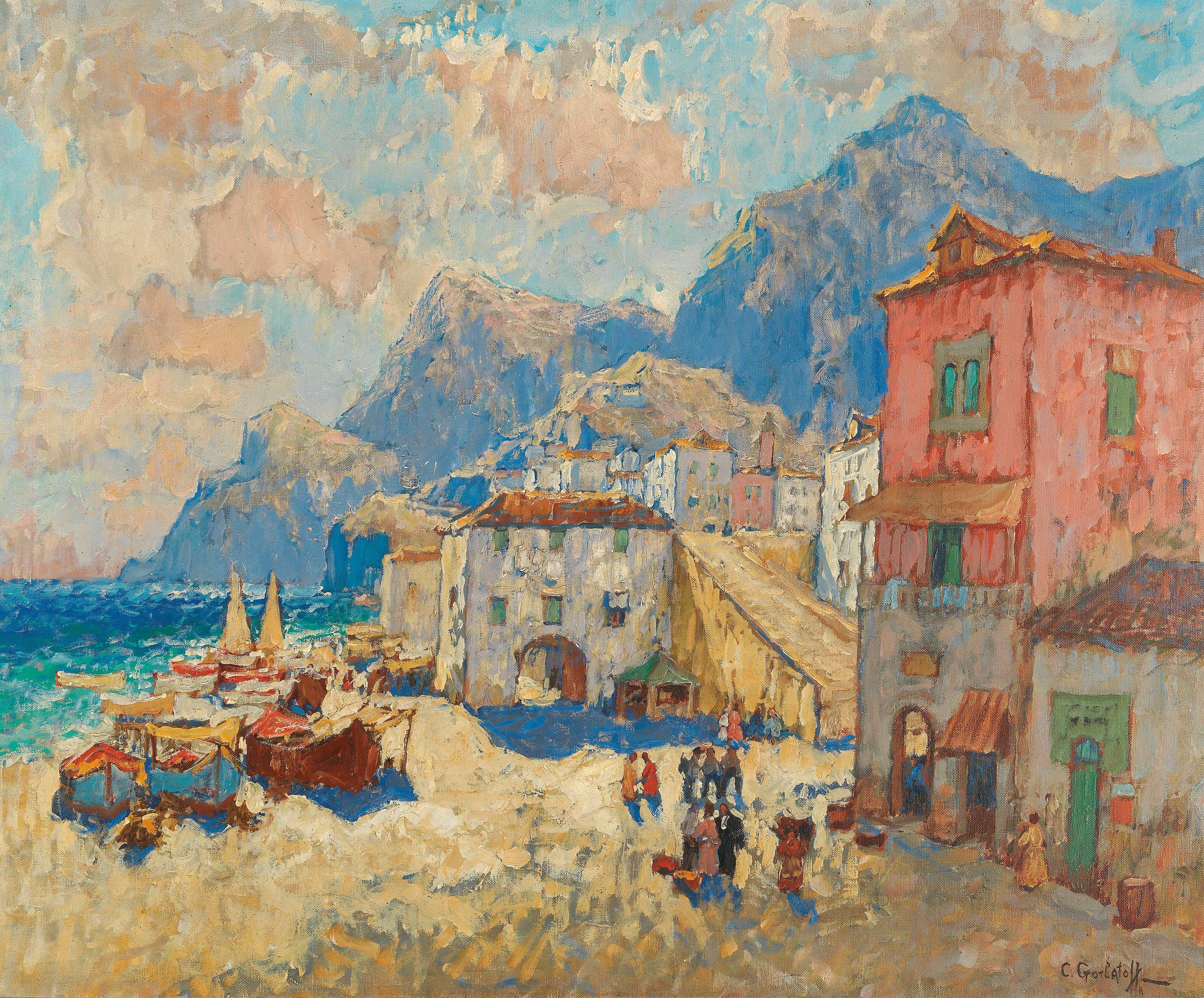 A Coastal Town in Spain - Konstantin Gorbatov