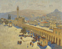 Arches by Konstantin Gorbatov — city oil painting wall art, Post Impressionism