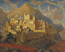 Jericho by Konstantin Gorbatov — mountain oil painting wall art, Post Impressionism
