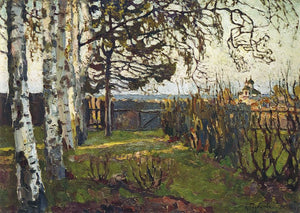 Landscape with Church - Konstantin Gorbatov