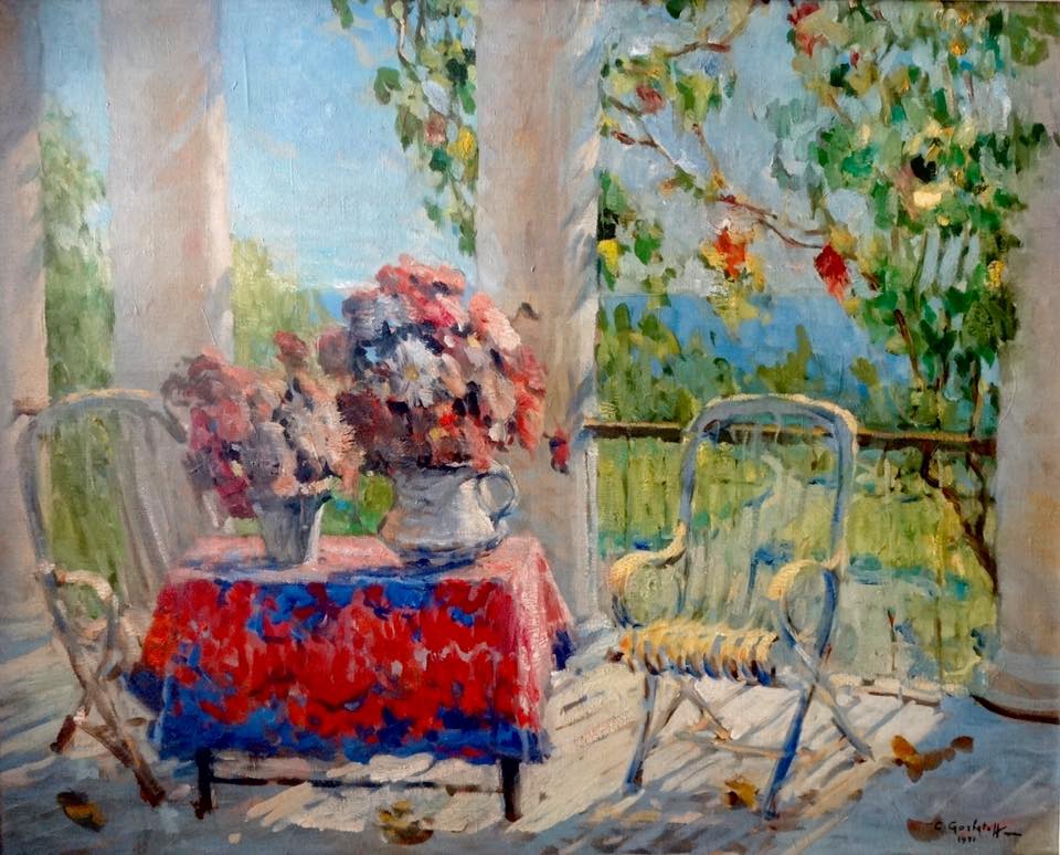 On the Terrace - Konstantin Gorbatov