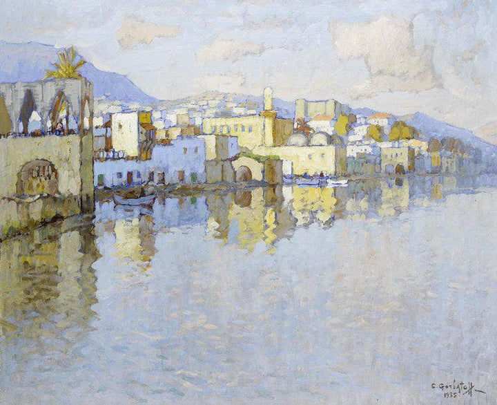 Palestine by Konstantin Gorbatov — hand-painted landscape oil painting reproduction on canvas