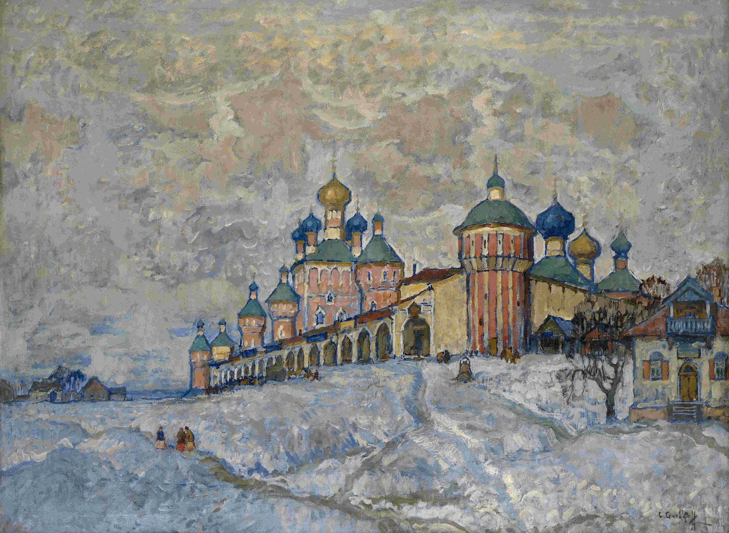 View of a Monastery - Konstantin Gorbatov