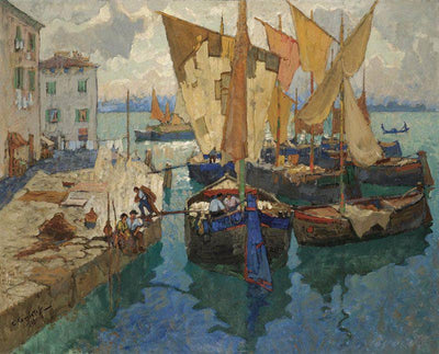 View of Venice in hallway