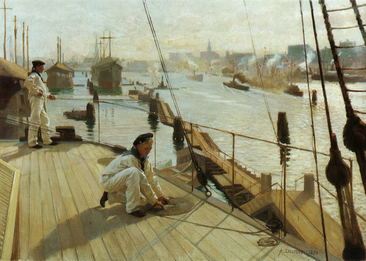 Kööpenhaminan Ankkuripaikalta II - Albert Edelfelt