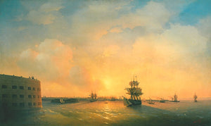 Kronstadt fort The emperor Alexander - Ivan Aivazovsky