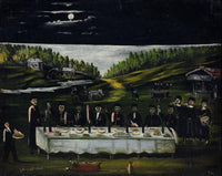 Krtsanisi by Niko Pirosmani — hand-painted landscape oil painting reproduction on canvas