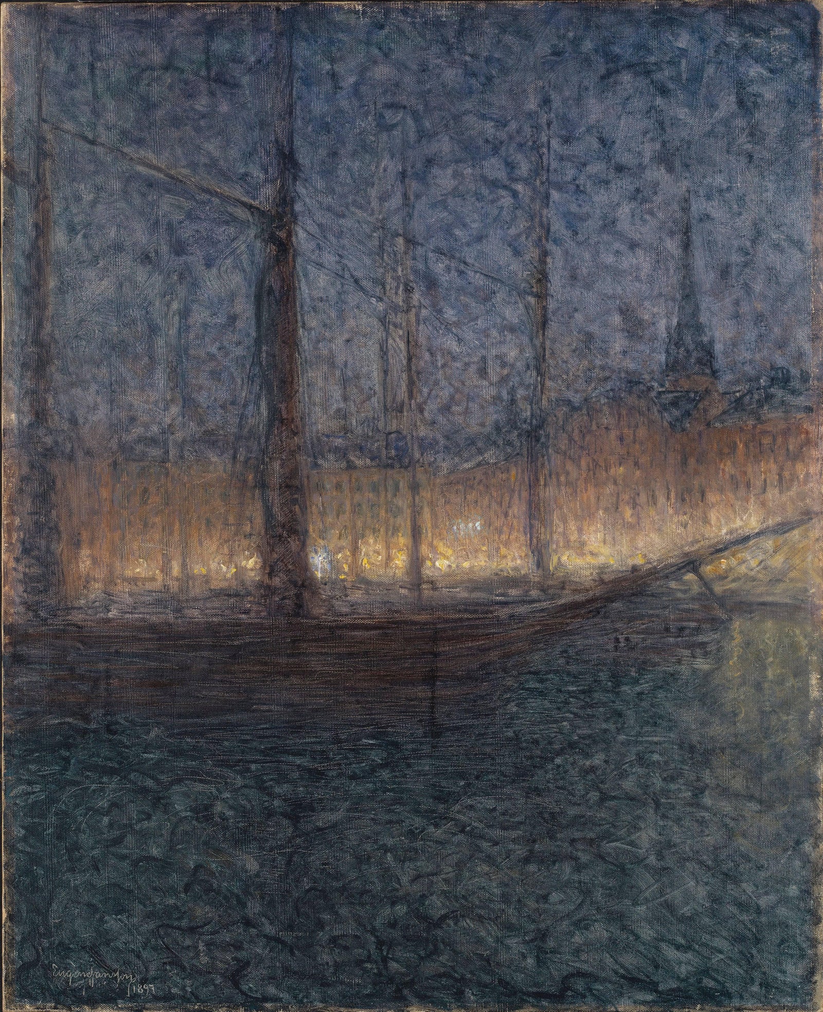 Kvällsstämning vid Kornhamnstorg, Stockholm