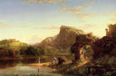 L Allegro (Italian Sunset) by Thomas Cole — hand-painted botanical oil painting reproduction on canvas