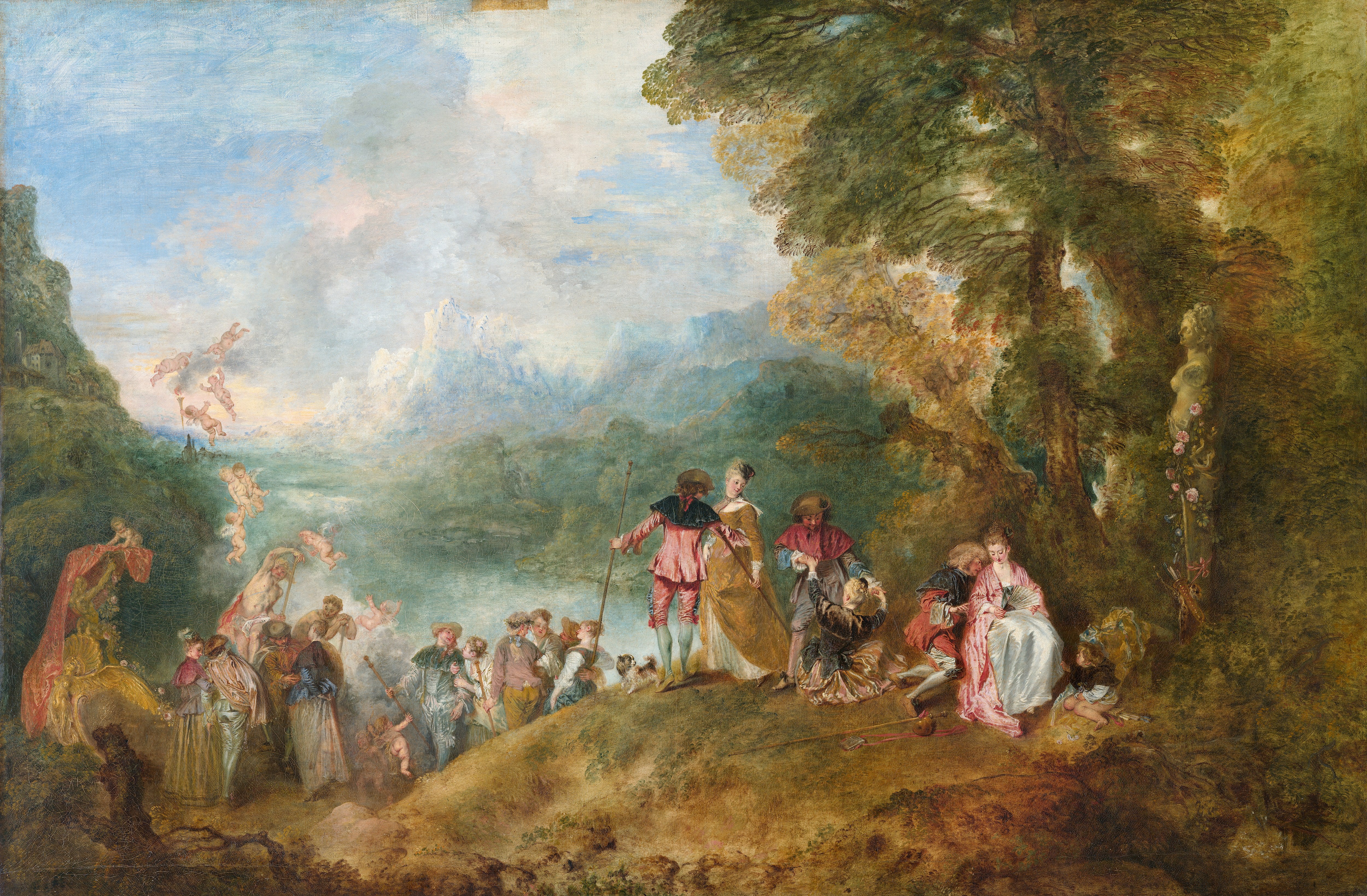 The Embarkation for Cythera - Antoine Watteau