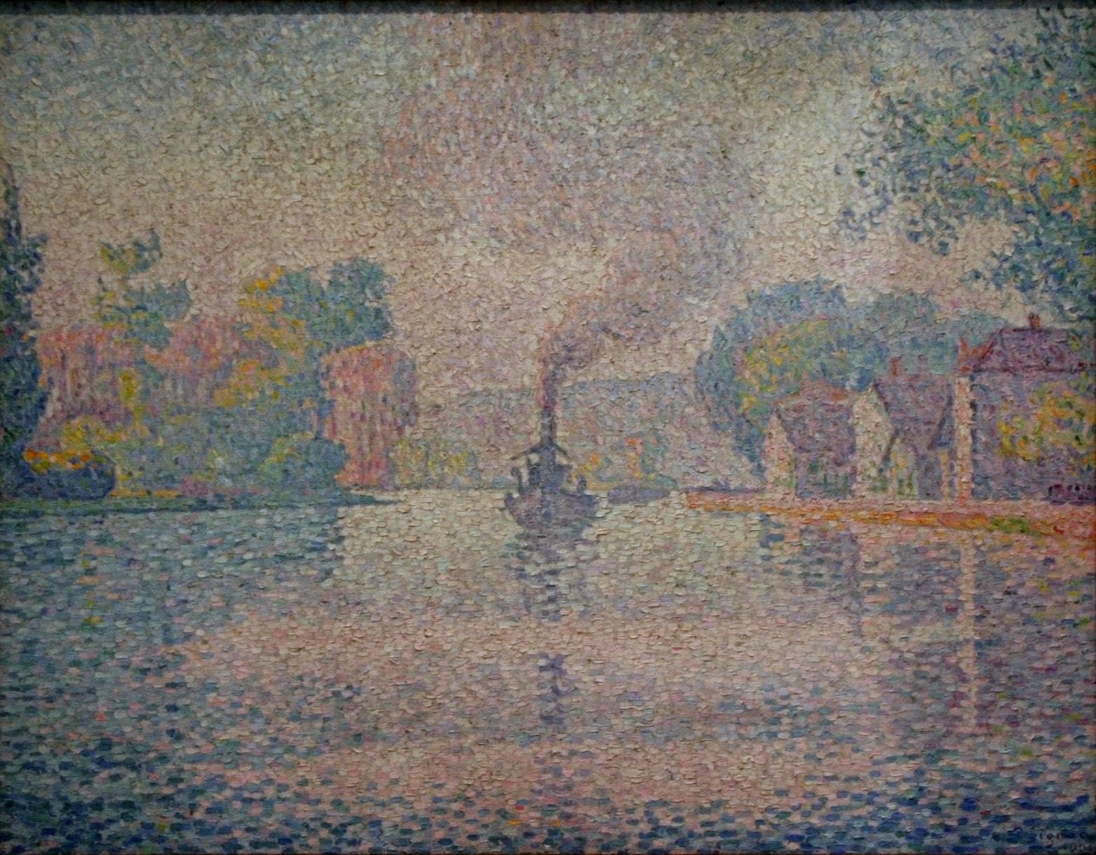 L'Hirondelle Steamer on the Seine