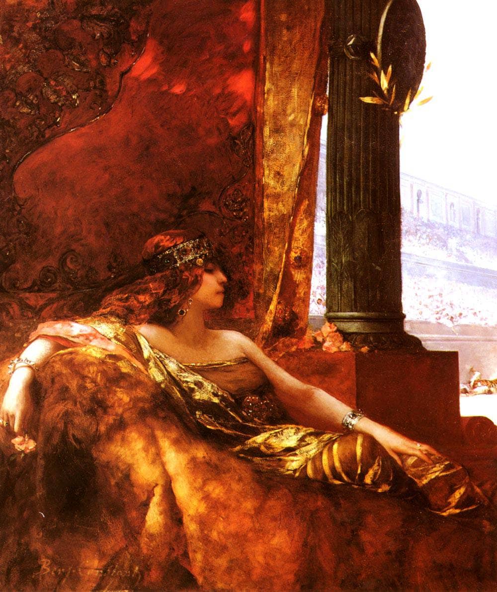 L'Imperatrice Theodora Au Colisée by Benjamin Constant — hand-painted abstract oil painting reproduction on canvas