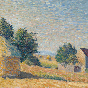 Paysage Aux Meules De Foins