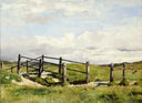 A Landscape by Julien Dupré — rural oil painting wall art, Realism