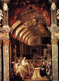 La adoración de la Sagrada Forma de Gorkum por Carlos II