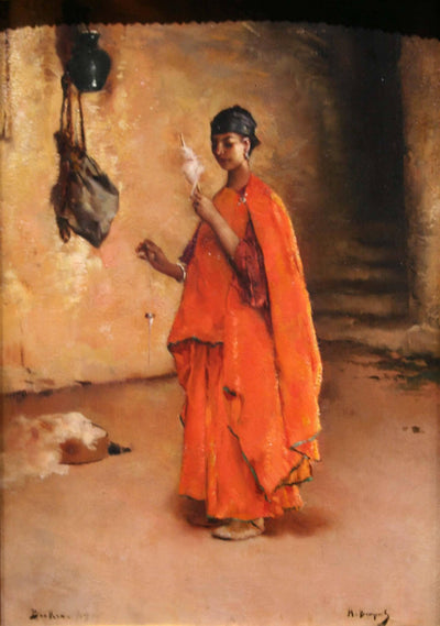 La Fileuse in hallway