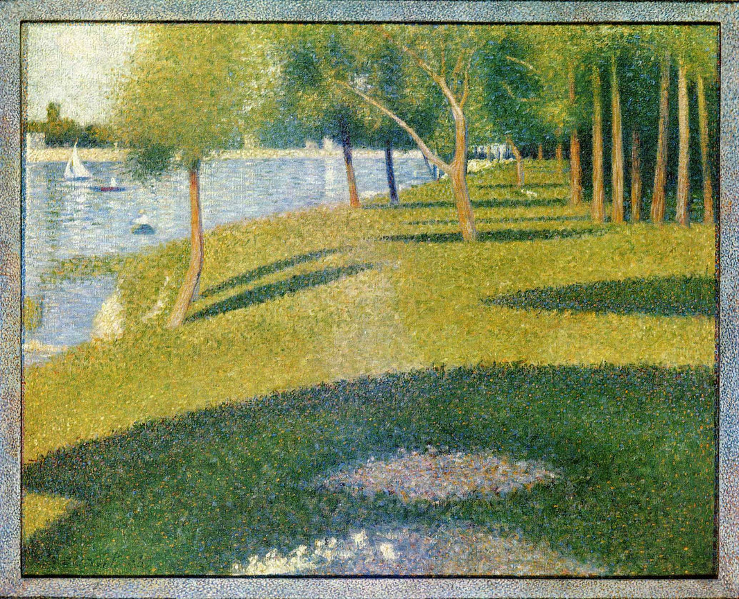 La Grande Jatte by Georges Seurat — hand-painted botanical oil painting reproduction on canvas