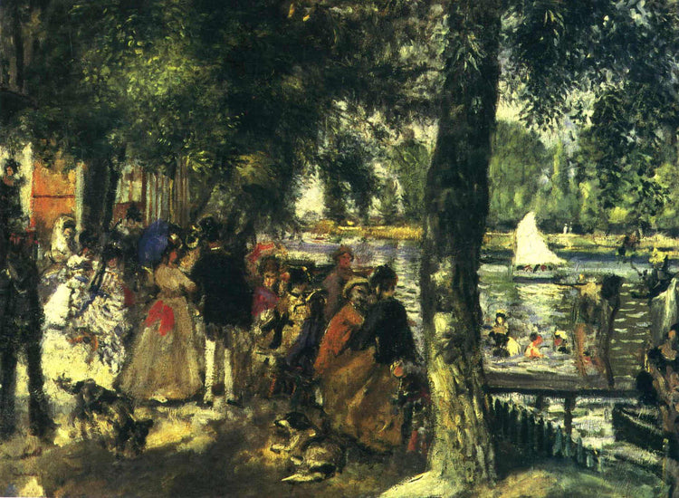 La Grenouillere - Pierre-Auguste Renoir