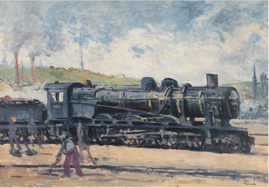 La Locomotive, Environs De Charleroi - Maximilien Luce