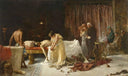 La Muerte De Lucano by José Garnelo — group oil painting wall art, Naturalism