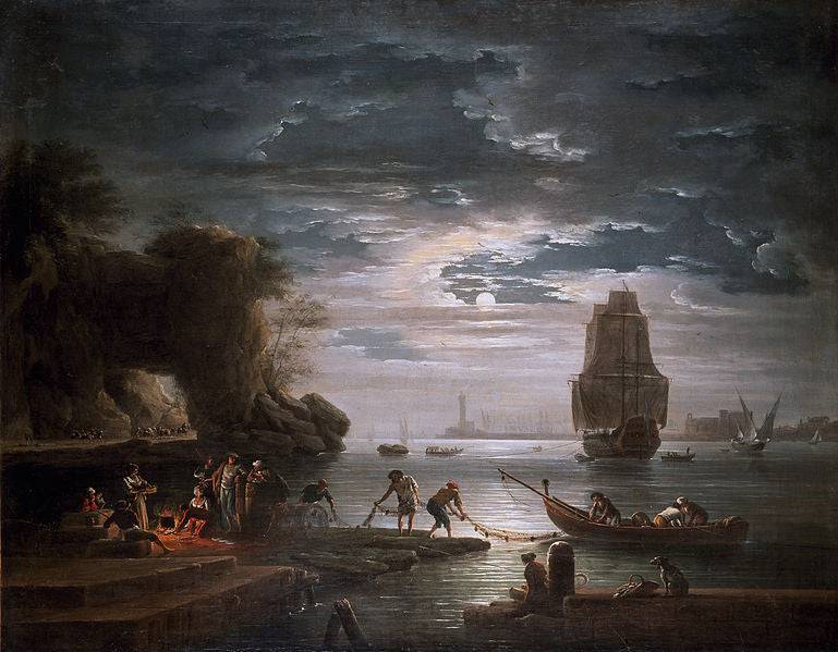 La nuit - Claude-Joseph Vernet