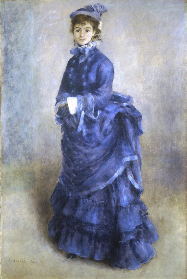 La Parisienne ("The Blue Lady") - Pierre-Auguste Renoir