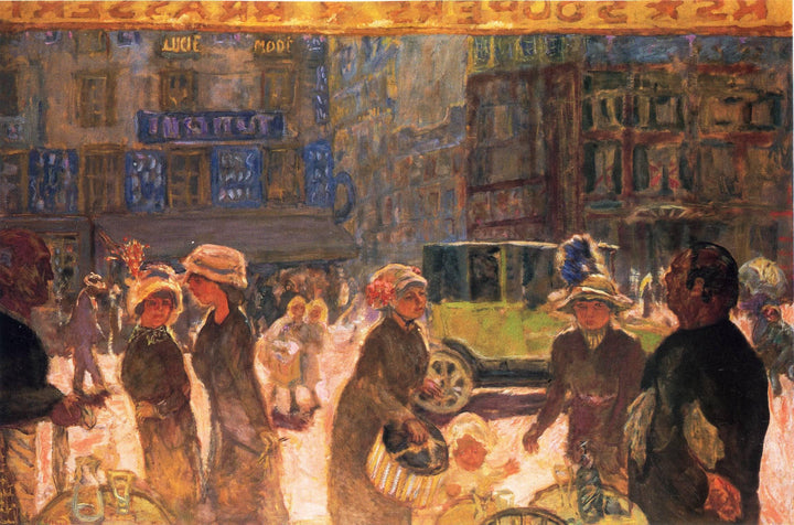 La Place Clichy by Pierre Bonnard — hand-painted cultural oil painting reproduction on canvas