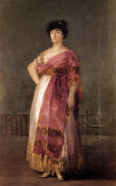 La Tirana by Francisco Goya — hand-painted portrait oil painting reproduction on canvas