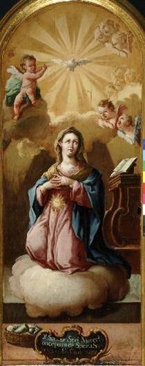 La Virgen María En El Instante De La Concepción