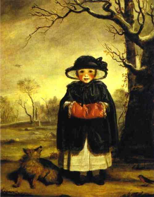 Lady Caroline Scott as Winter by Joshua Reynolds, hand-painted portrait oil painting reproduction on canvas