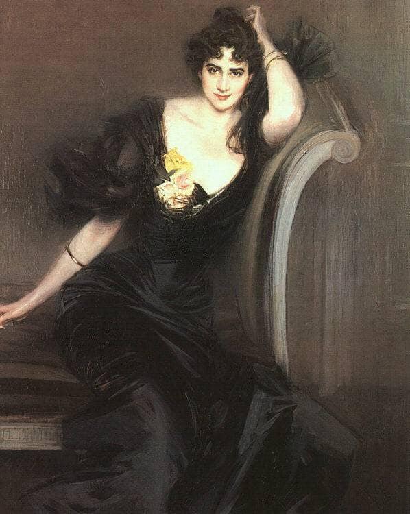 Lady Colin Campbell by Giovanni Boldini — hand-painted portrait oil painting reproduction on canvas