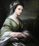 Lady Frances Greville (1744â1825), Lady Harpur by Angelica Kauffman — female oil painting wall art, Neoclassicism