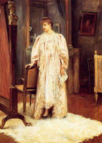 Lady In Her Boudoir by Julius LeBlanc Stewart — hand-painted eco oil painting reproduction on canvas