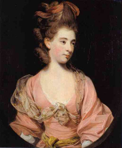 Lady in Pink, Said to be Mrs. Elizabeth Sheridan in dining room
