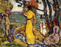 Lady in Yellow Dress in the Park (also known as A Lady in Yellow in the Park)