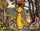 Lady in Yellow Dress in the Park (also known as A Lady in Yellow in the Park) in living room