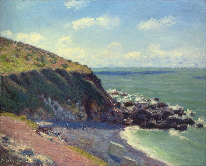 Lady s Cove by Alfred Sisley — hand-painted landscape oil painting reproduction on canvas