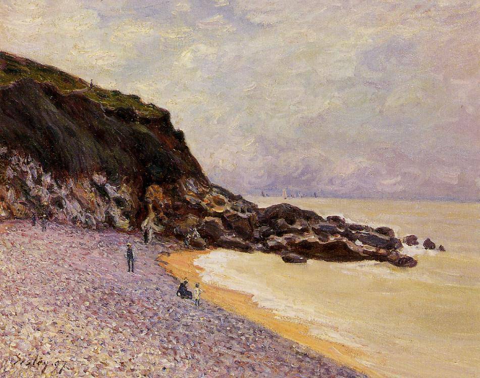 Lady s Cove before the Storm (Hastings) - Alfred Sisley