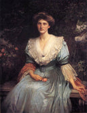 Lady Violet Henderson by John William Waterhouse — male oil painting wall art, Romanticism