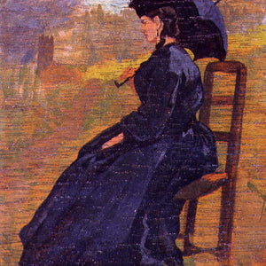 Lady with an umbrella