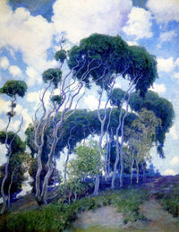 Laguna Eucalyptus by Guy Rose — hand-painted botanical oil painting reproduction on canvas