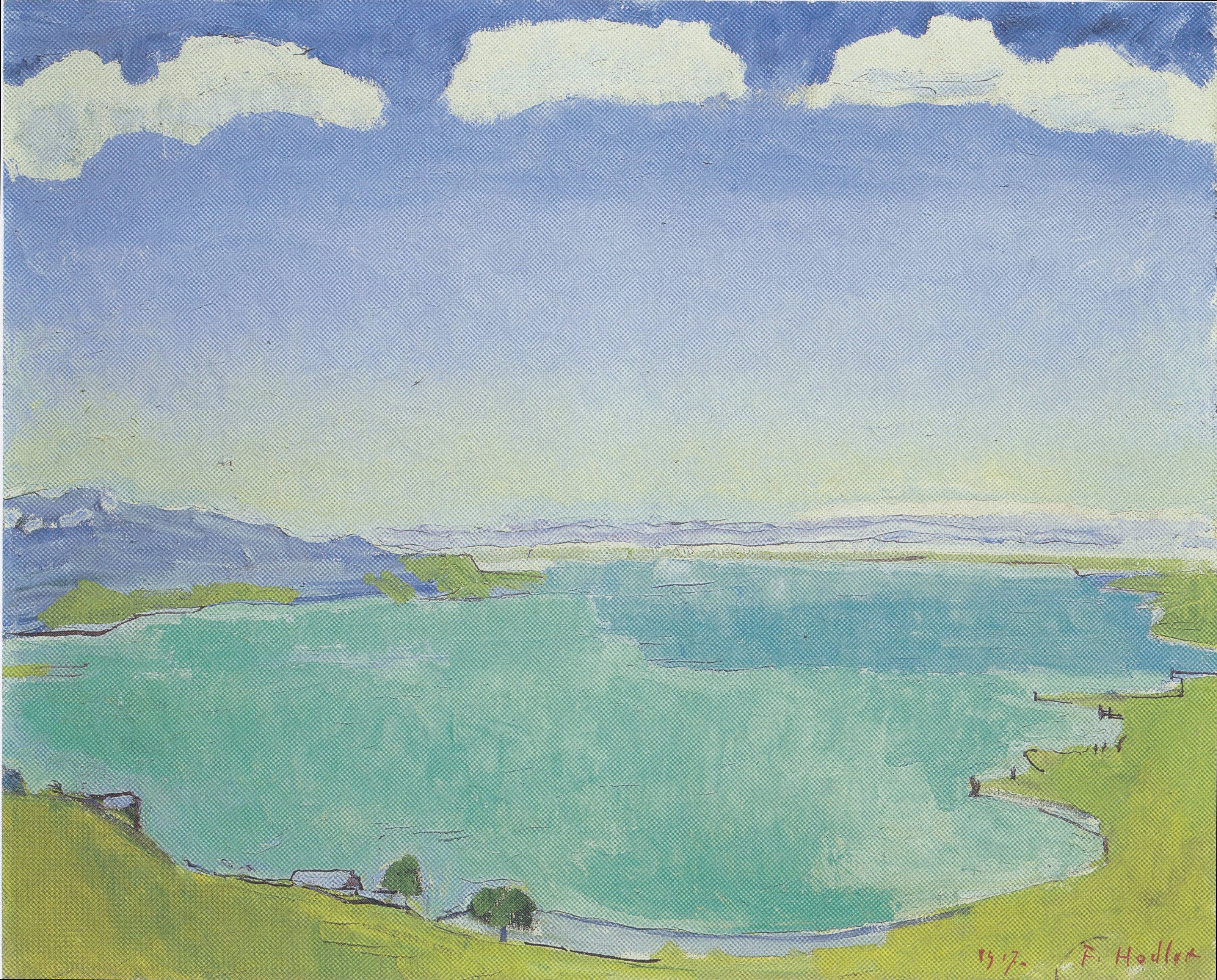 Lake Geneva from the Caux - Ferdinand Hodler