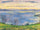 Lake Geneva on the evening in Chexbres in study
