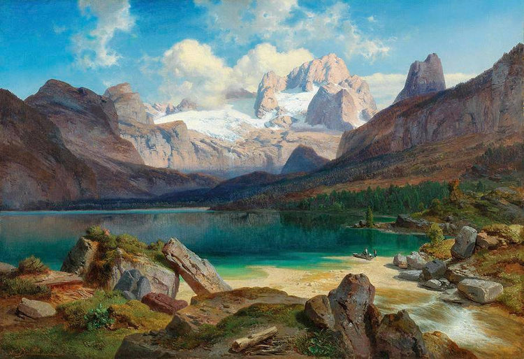 Lake Gosau with a view of the Dachstein massif - Albert Zimmermann