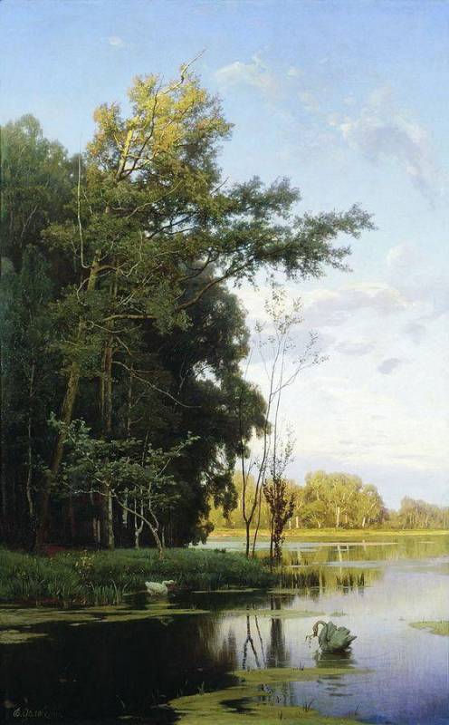 Lake in Gatchina park - Volodymyr Orlovsky